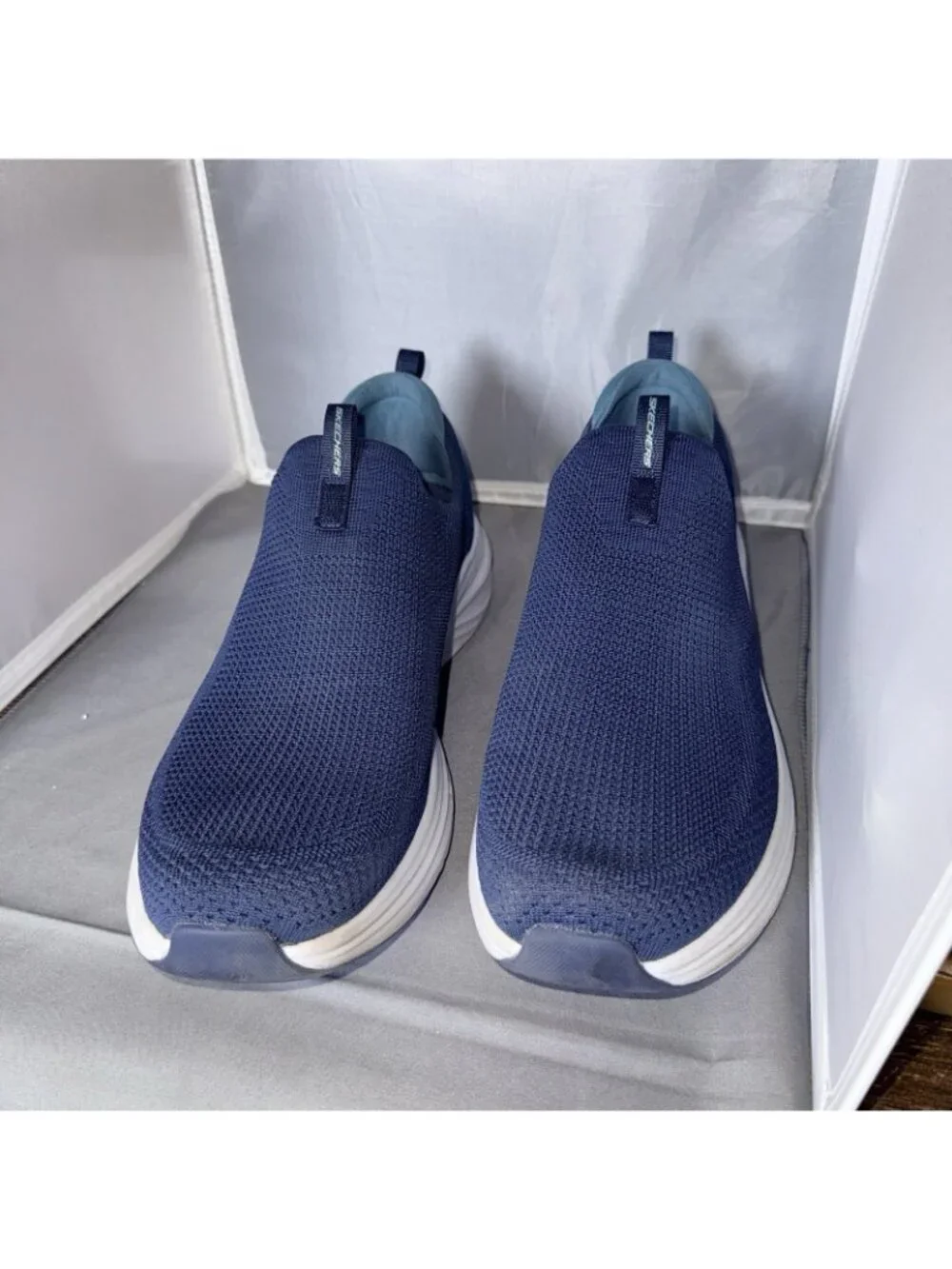 Skechers Vapor Foam - Fresh Trend Men's Slip-On Shoes Navy Size 13 - Picture 4 of 9